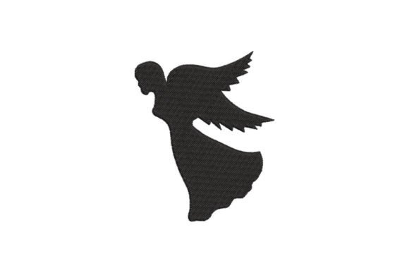 Angel Silhouette: A Seasonal Embroidery Staple