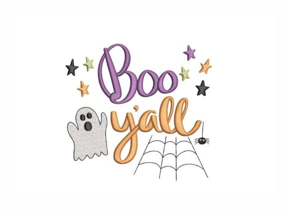 Boo, Y all Embroidery Design Review
