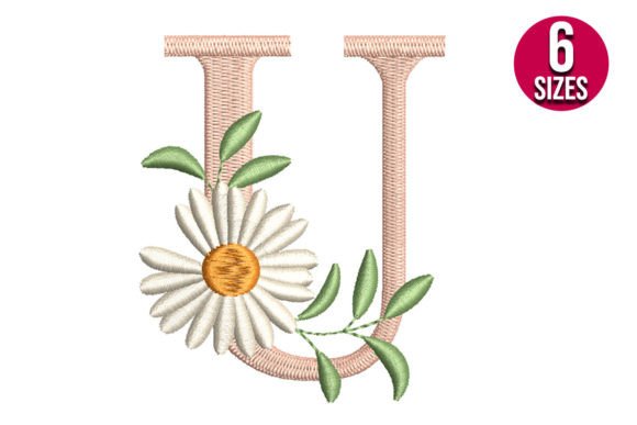 Floral Alphabet Letter U: A Thoughtful Monogram for Meaningful Gifts