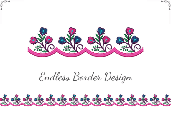Floral Spring Border